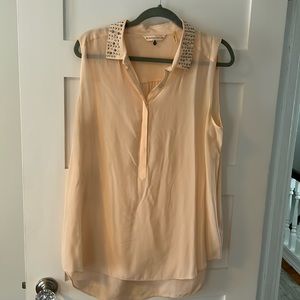 Rebecca Taylor color studded blouse